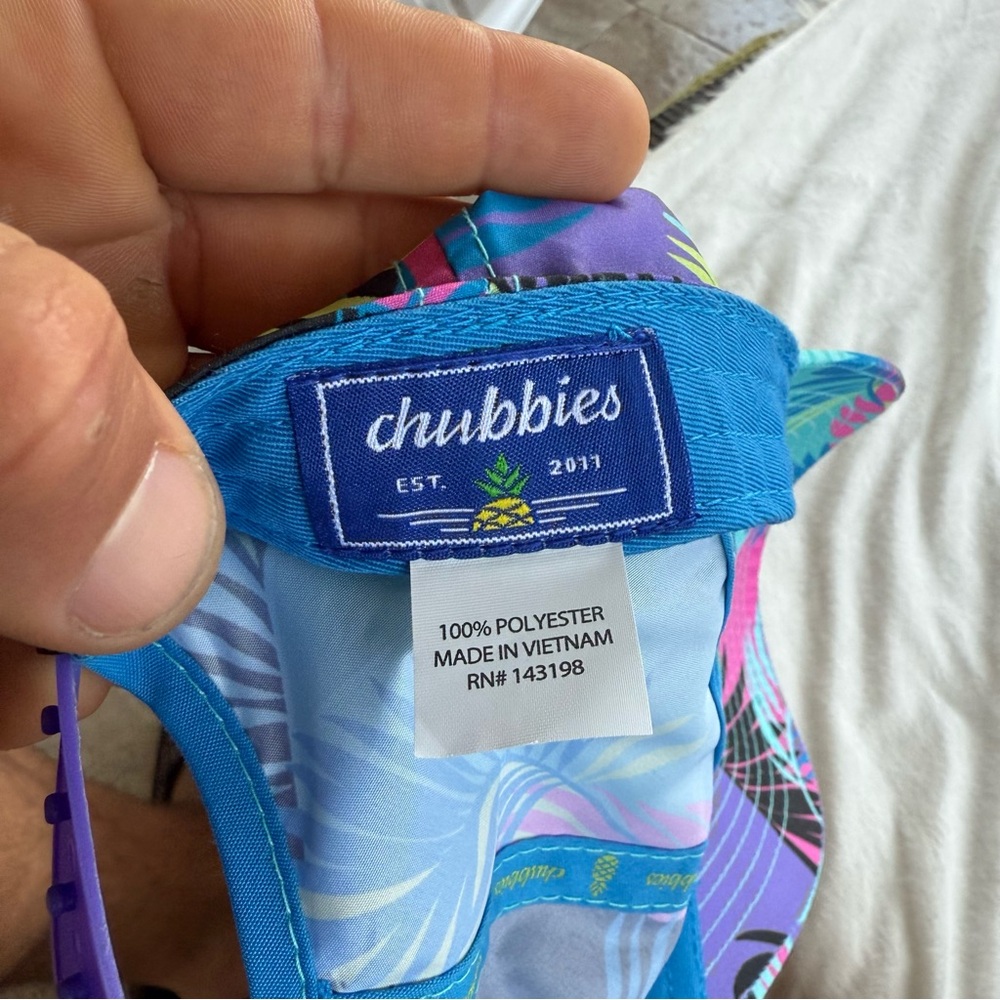 Chubbies Multicolor Tropical Leaf Hat Adjustable … - image 6